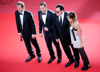 Brad Pitt, Leonardo DiCaprio, Quentin