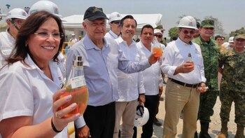 AMLO estuvo en el campo