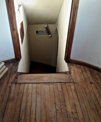 La escalera del “castillo”, una