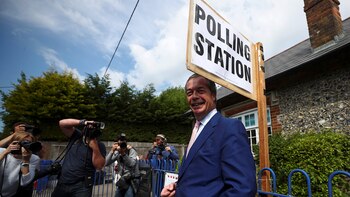 El líder del Partido Brexit,