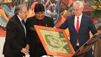 El presidente de Bolivia, Evo