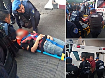 Personal médico lo trasladó al