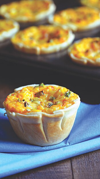 Canastitas de humita.