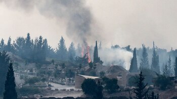 Los incendios se extendieron a lo largo de varios puntos de Israel (AFP)
