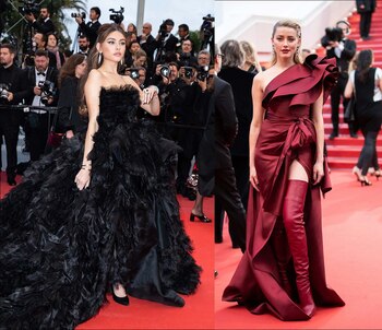 Madison Beer y Amber Heard.