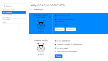 Hacé una vaquita, una solución