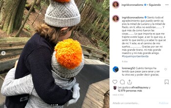 La conductora compartió una imagen