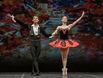 Otra escena de “Don Quijote”.