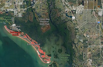 La playa de Fort Myers,