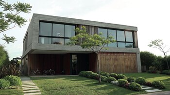 Arquitectura de matriz contemporánea con