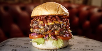 Hamburguesa “Del Pino”, doble carne,