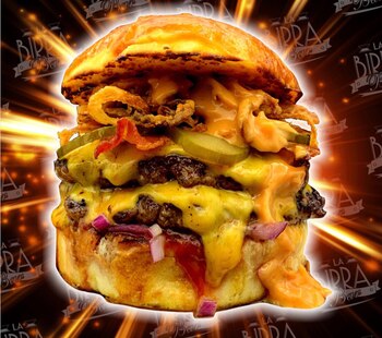 La hambuguesa “Tasty” con pan