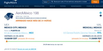 Los detalles de la bitácora