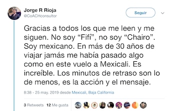 Rioja escribió un mensaje este