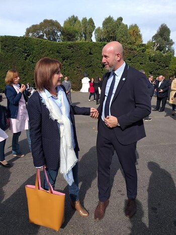 Ministra Bullrich y diputado Wolf,