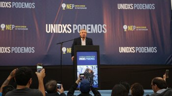 Alberto Fernández habló ante más