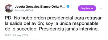 La secretaria asumió toda la