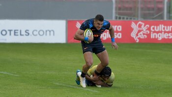 Lucas Mensa finalizó un día