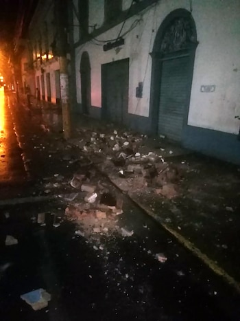 El riesgo de derrumbe se