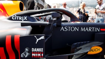 Vista del mensaje “Danke Niki”