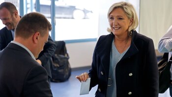 Así votó Marine Le Pen