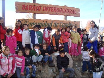 Niños de uno de los