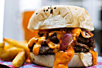 La hamburguesa “Americana Burger” con