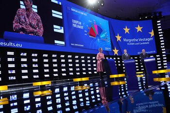 La candidata a la presidencia