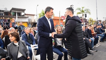 Sergio Massa y Gustavo Menéndez