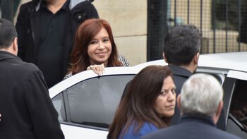 Cristina Kirchner sonríe en la