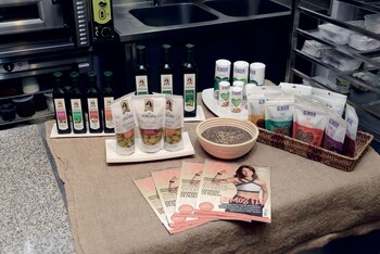 El menú saludable .