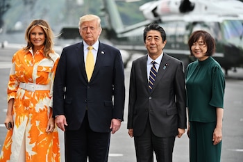 Trump, la primera dama Melania