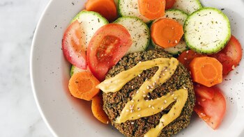 Hamburguesa de espinacas