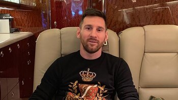Lionel Messi llegó al país