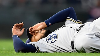 Jeremy Jeffress quedó tendido en