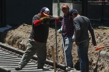 Las vías, algunas fabricadas desde