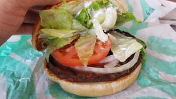 Hamburguesa vegetal que sabe como