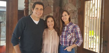 Sandra Mihanovich junto a Guillermo