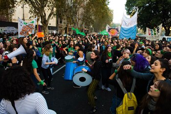 Miles de mujeres se juntaron