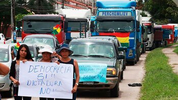 Manifestación en Bolivia contra la
