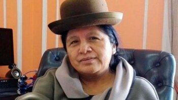 María Choque, presidenta del Tribunal