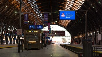 La estación de trenes de