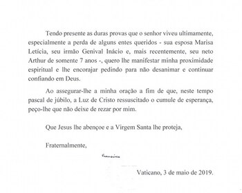 Lula dio a conocer la