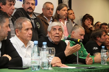 La CGT manifestó con metáforas