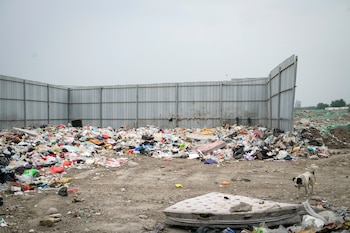 Un tiradero de basura en
