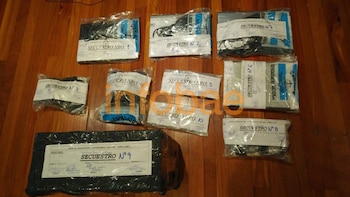 Los dispositivos secuestrados.