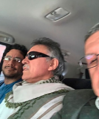 Los senadores Iván Cepeda, del