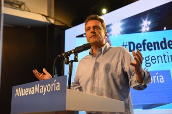 Sergio Massa en el Congreso