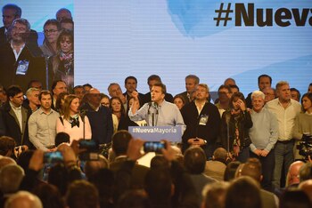 Massa durante el Congreso Nacional