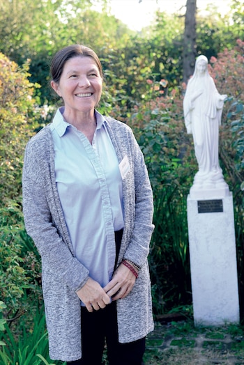 Alicia Carbajal es voluntaria el